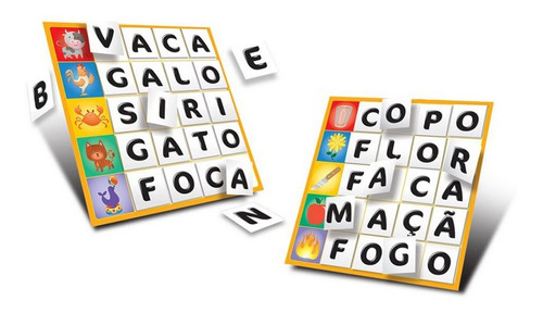 Jogo Educativo Pedagógico Forma Palavras Com 120 Letras Toia